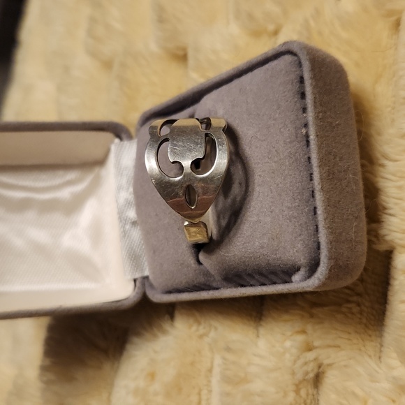 Artisan Made Spoon Ring Sterling Silver Sz 13 - Picture 1 of 6